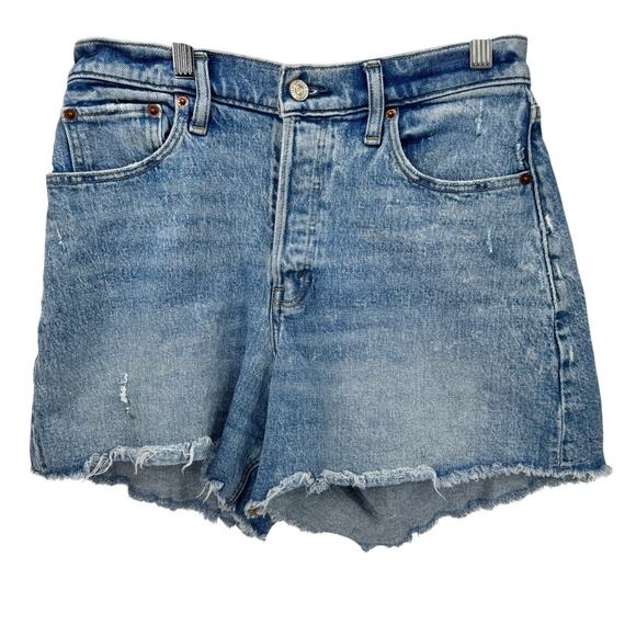 Abercrombie & Fitch Pants - Abercrombie & Fitch Jean Shorts Womens 27 /4 Dad Short High Rise Curve Love